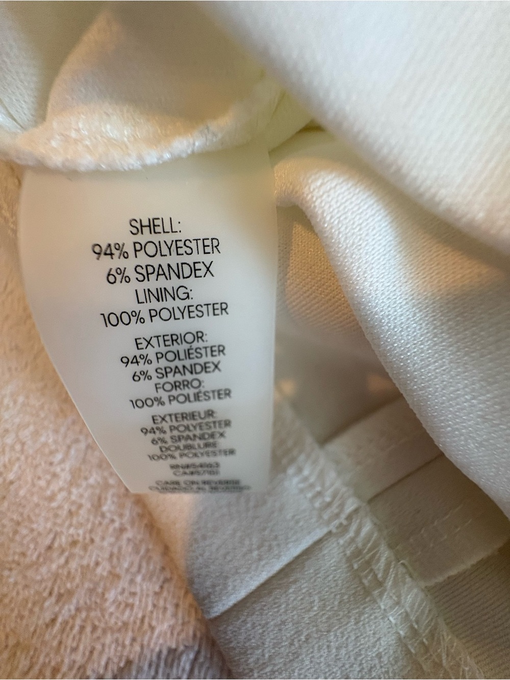 Calvin Klein White Off Shoulder Ruffle Sheath Dress Size 6 - Picture 7 of 15